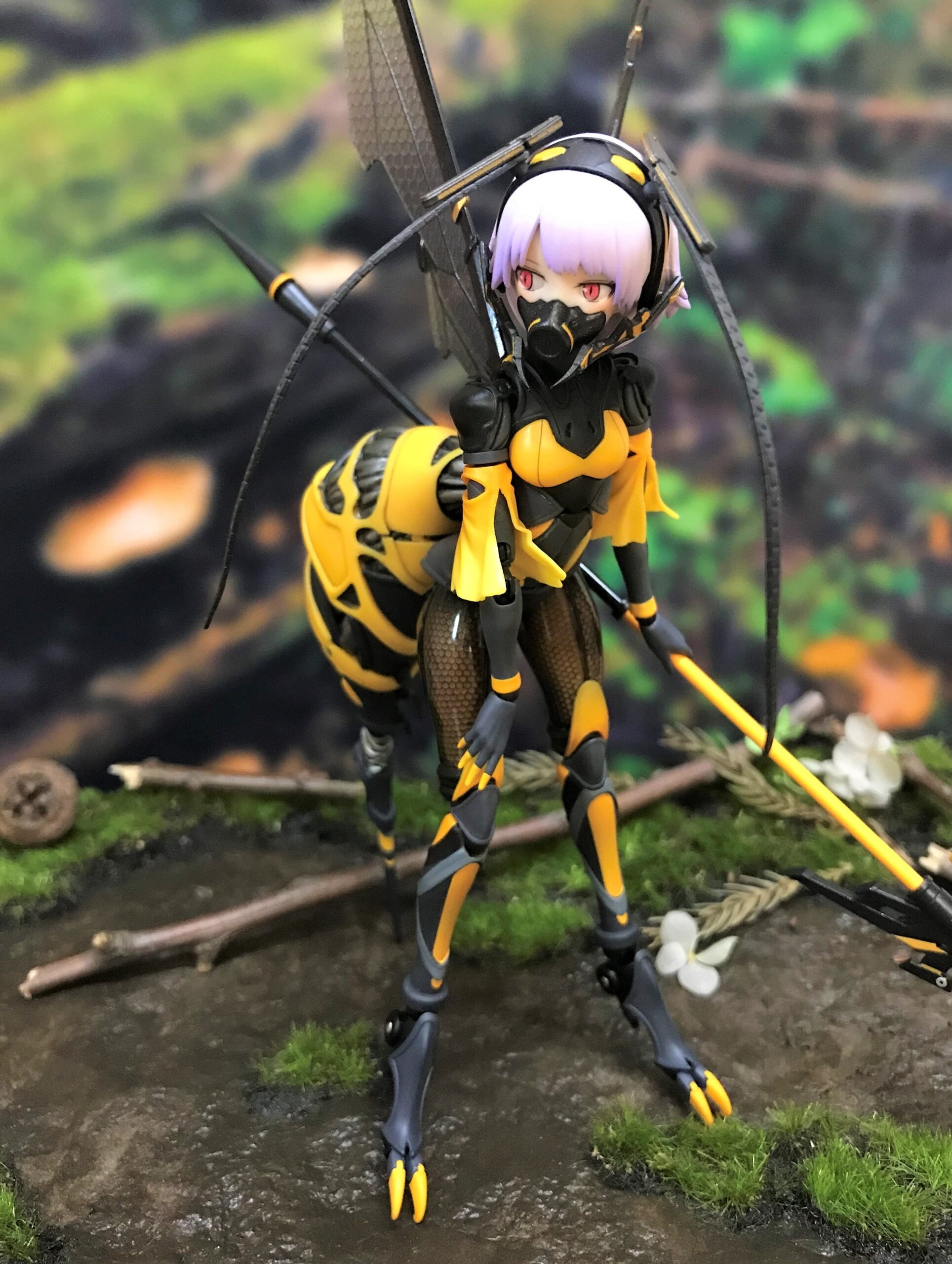 レビュー》BEE-03W WASP GIRL ブンちゃん 可動フィギュア[蝸之殼 